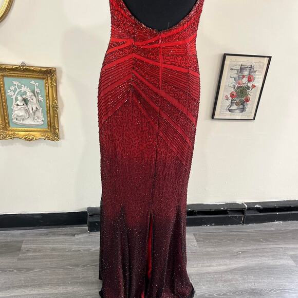 Vintage y2k red ombre beaded - Picture 8 of 8